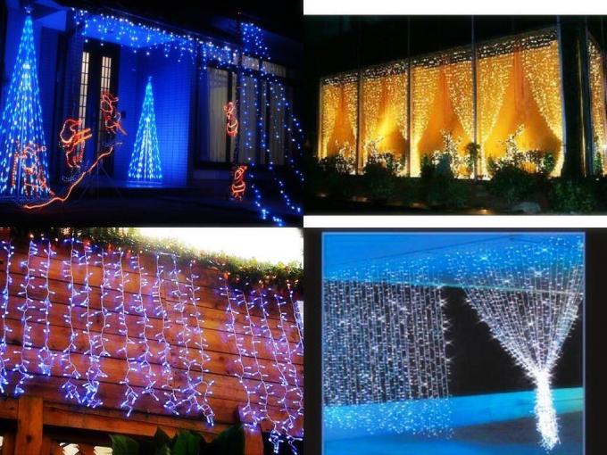 Led curtain light.