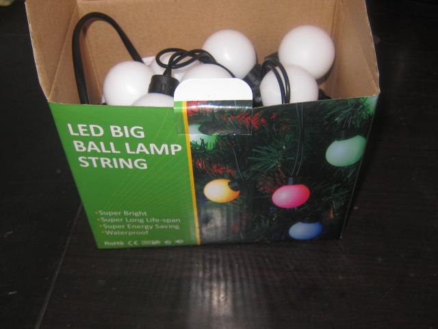 White LED Ball String Light