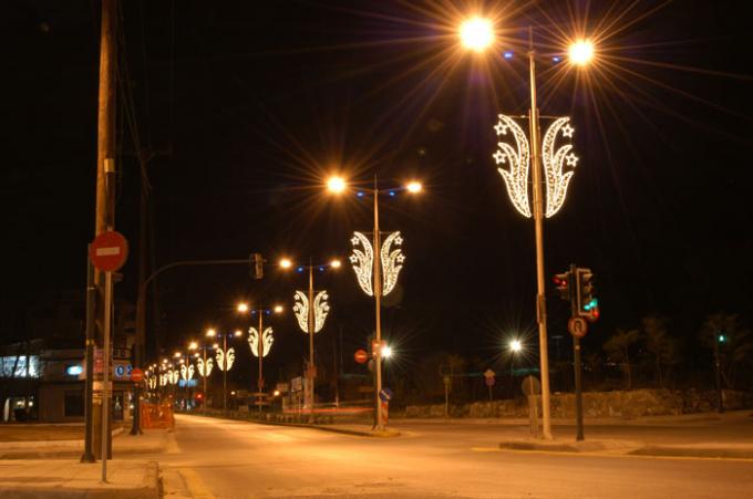 Christmas LED street motif decoration lighting