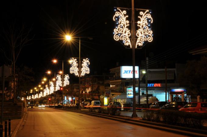 Christmas LED street motif decoration lighting