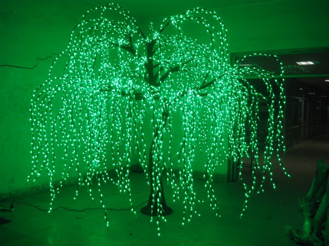 Light Tree LED Willow tree leaf green color Indoor Decoration