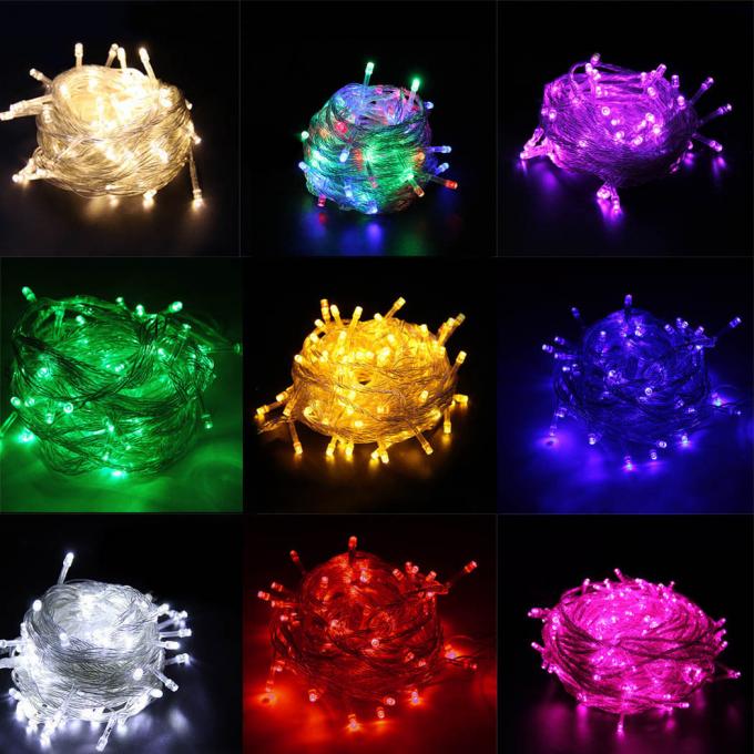 220V led string light 100 leds wedding partying xmas christmas tree decoration lights