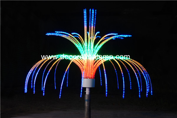led fireworks light for landscape decoration