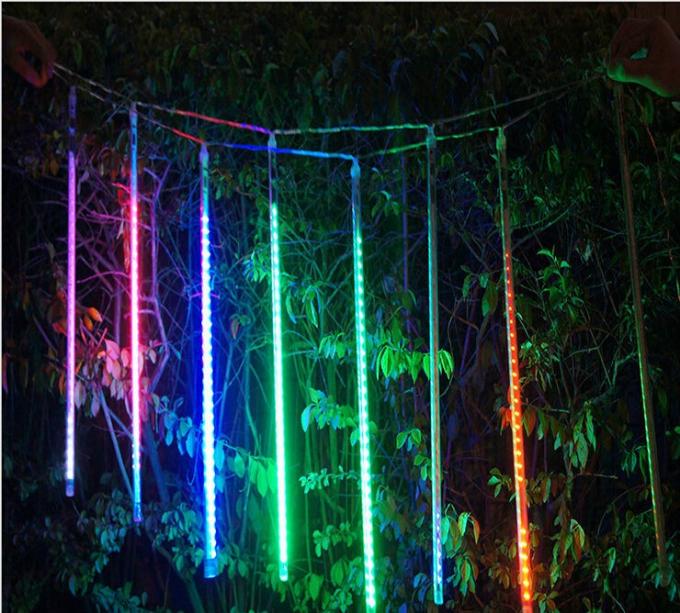 led meteor shower rain lights for Christmas tree decoration