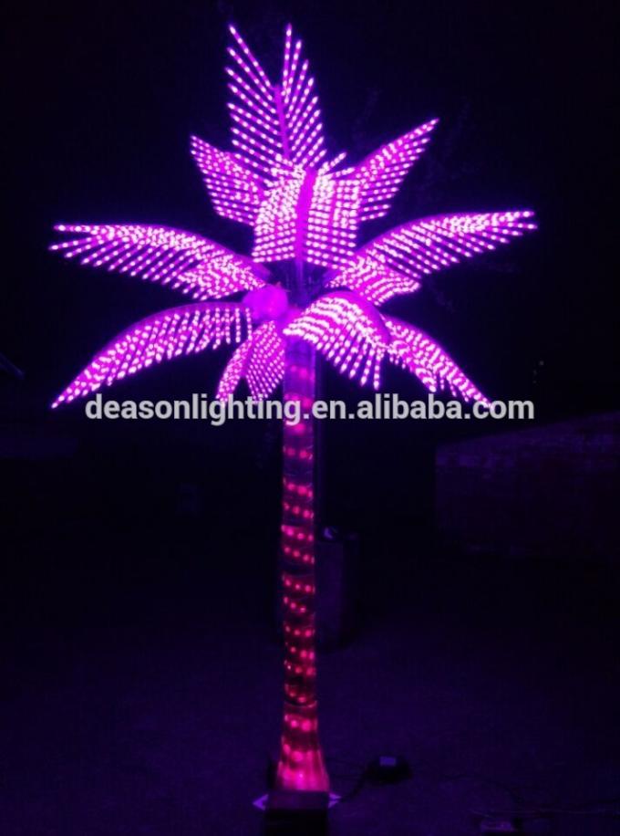 led artificial decorative outdoor lighted palm tree