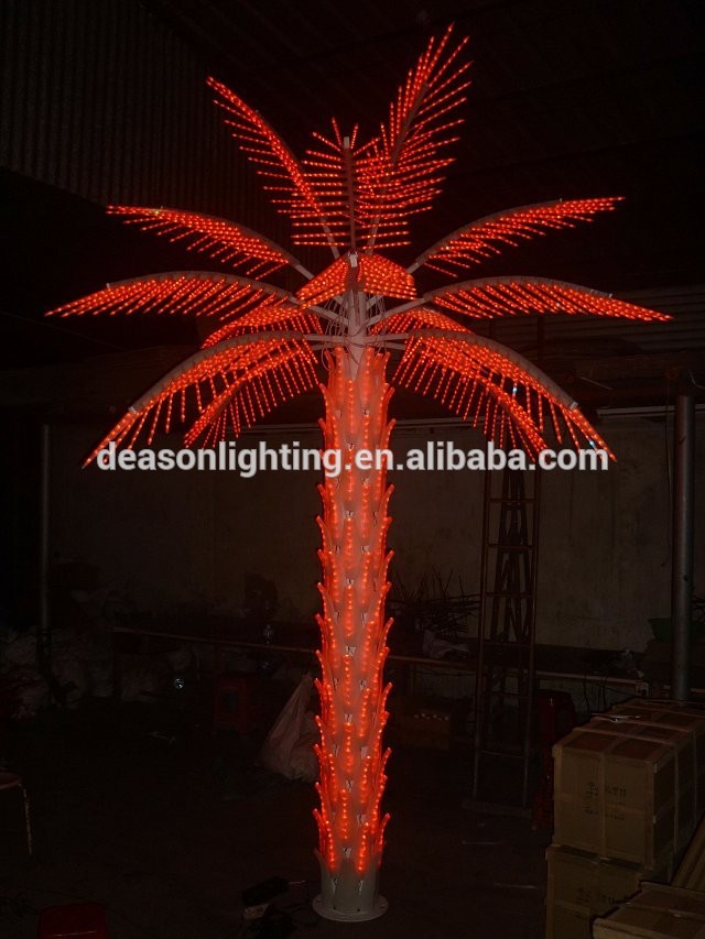 lighted palm tree decoration