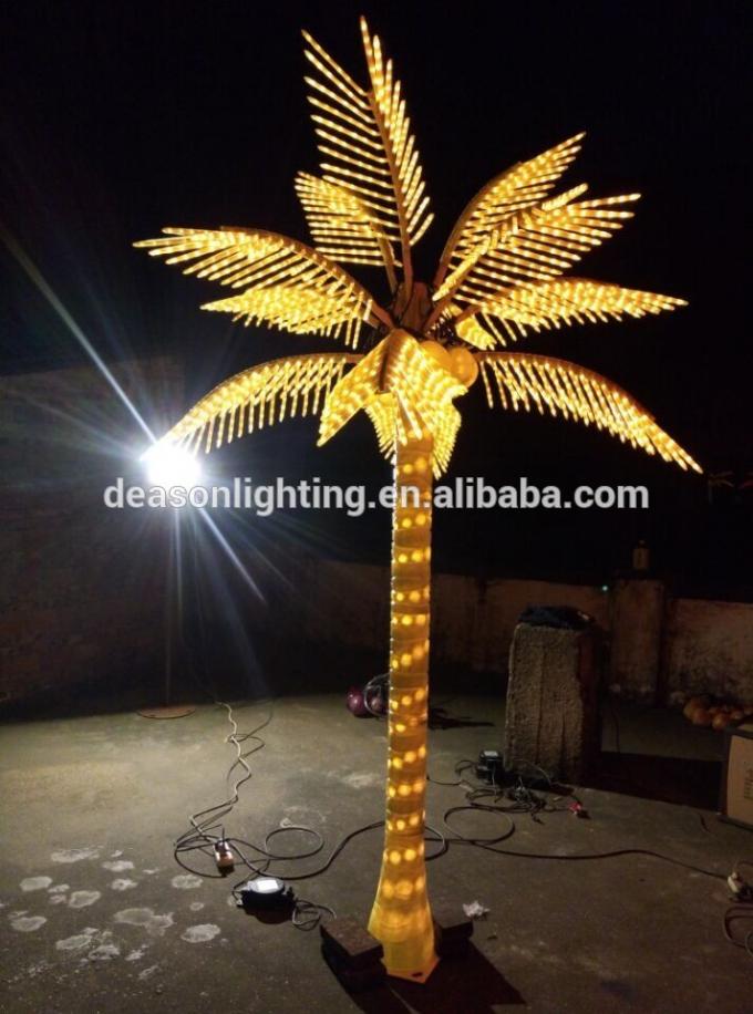 plastic lighted palm trees