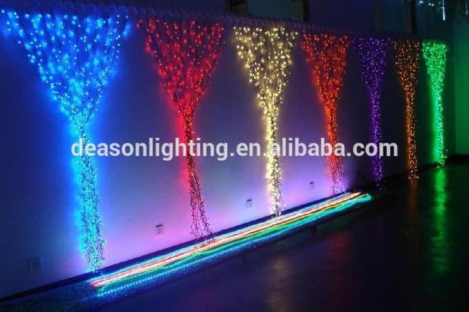 2*3m warm white LED curtain christmas light