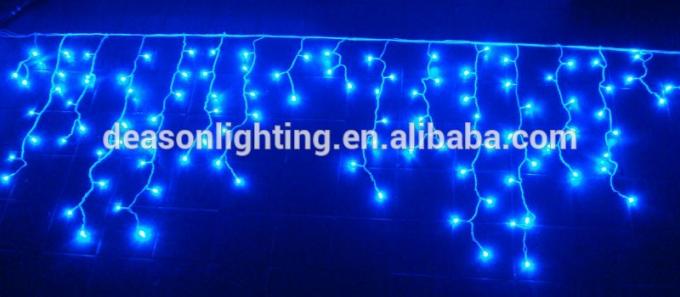 led icicle string lights outdoor