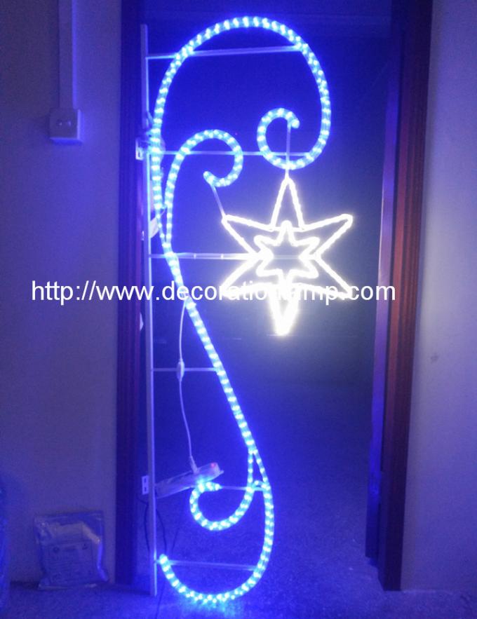Decorative pole light 2017 christmas motif light