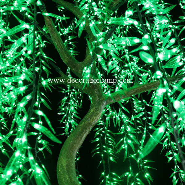 outdoor LED Willow tree light / led weeping willow tree lighting