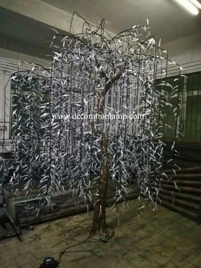 led white weeping simulation willow tree light