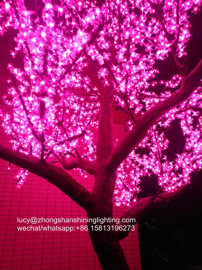 outdoor artificial trees with lights