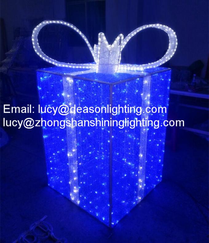 christmas gift box decoration light