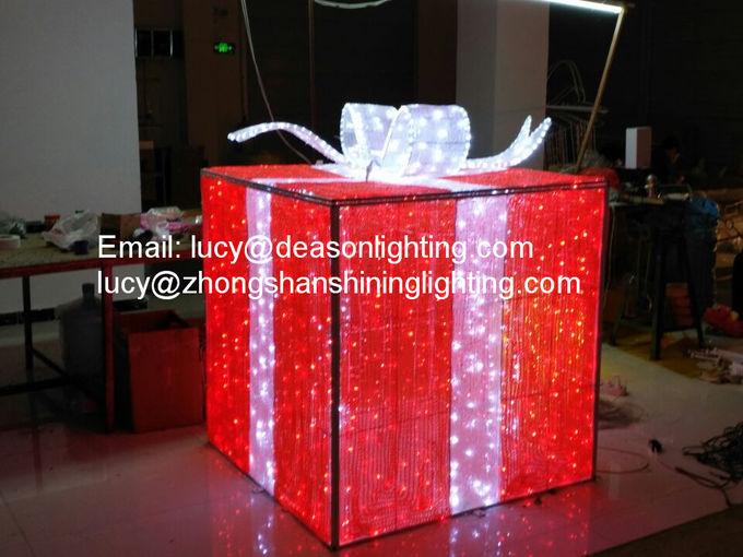 christmas gift box decoration light