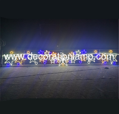 Christmas motif lights led street decorations