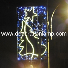 christmas street light pole decorations led christmas tree