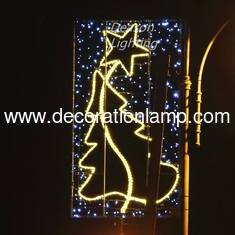 christmas street light pole decorations led christmas tree