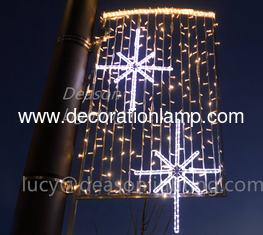 Led decoration light pole