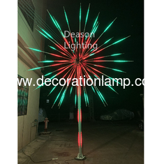 Outdoor wedding led firework lights for square event party garden decoration