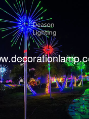 led rgb color changing firework tree light