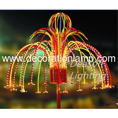 Beautiful outdoor christmas new year decoration led firework lights