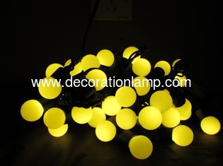 China yellow LED Ball String Light supplier