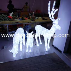 China 3D LED christmas acrylic deer motif light supplier