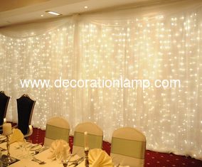 China fairy lights curtain backdrop supplier
