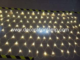China led blanco cálido navidad luces netas(warm white led christmas light net) supplier