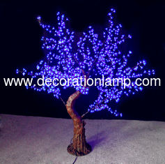 artificial trees with lights