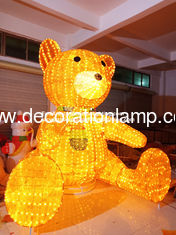 large christmas bear motif light