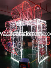 large outdoor christmas light arch