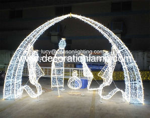 LED Lighted Christmas Nativity Scene