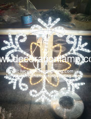 China christmas 3d snowflake motif lights supplier