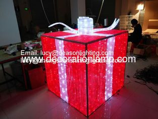 China christmas gift box decoration light supplier