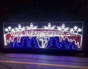 China LED Decoration Light Christmas Sculpture Across Street Light supplier