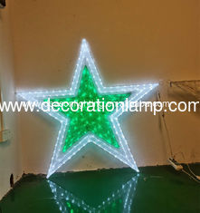 large lighted christmas star