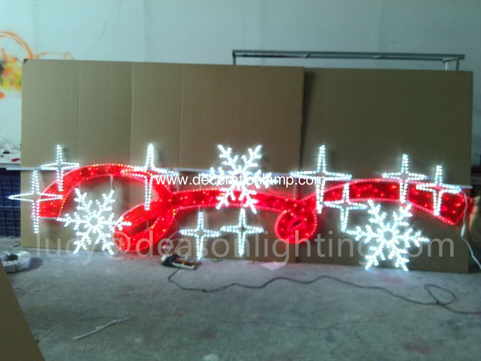 commercial outdoor christmas street lights decorations