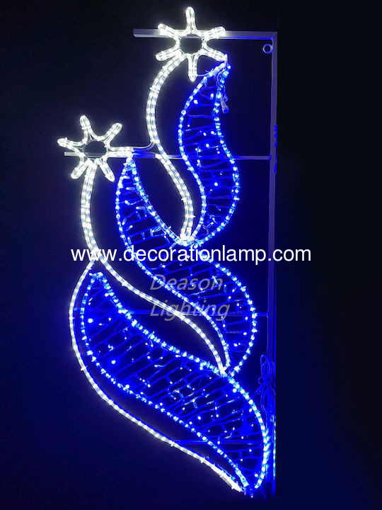 decorative led pole motif light