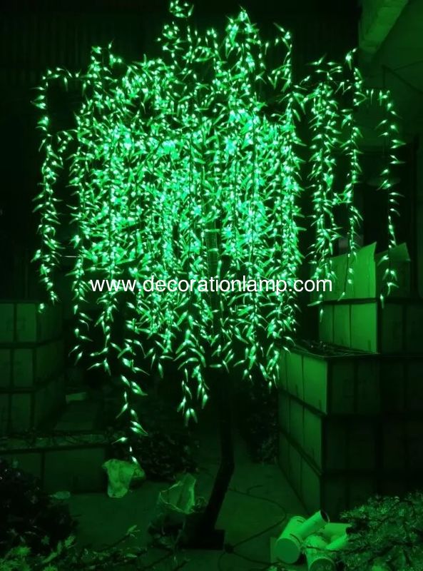 Lighted Willow Tree