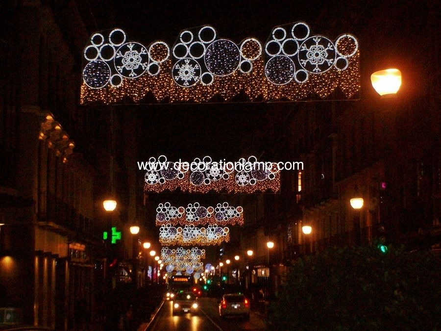 christmas street decorations lights