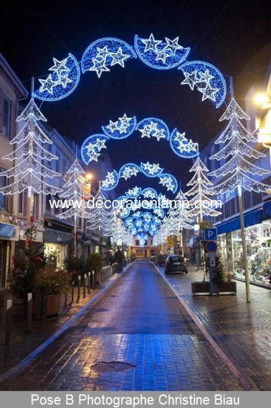 China LED 2D Christmas Across Street Decoration Motif Light