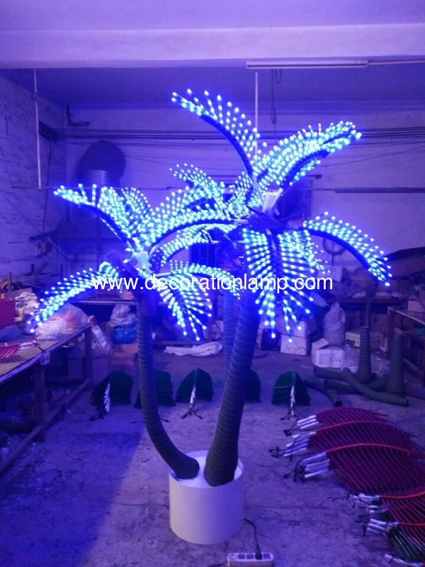 light up palm trees for outdoors