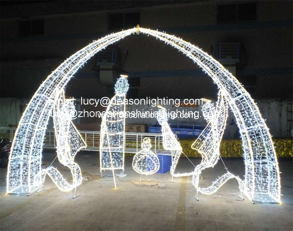 LED Lighted Christmas Nativity Scene
