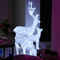 3D LED christmas acrylic deer motif light supplier