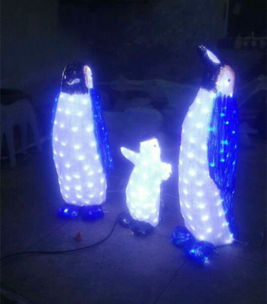 acrylic penguin light