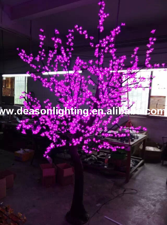 LED artificial cherry blossom tree lights