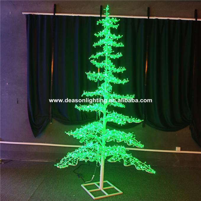 outdoor christmas tree with remote control