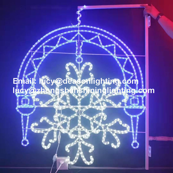 christmas pole decorations lights